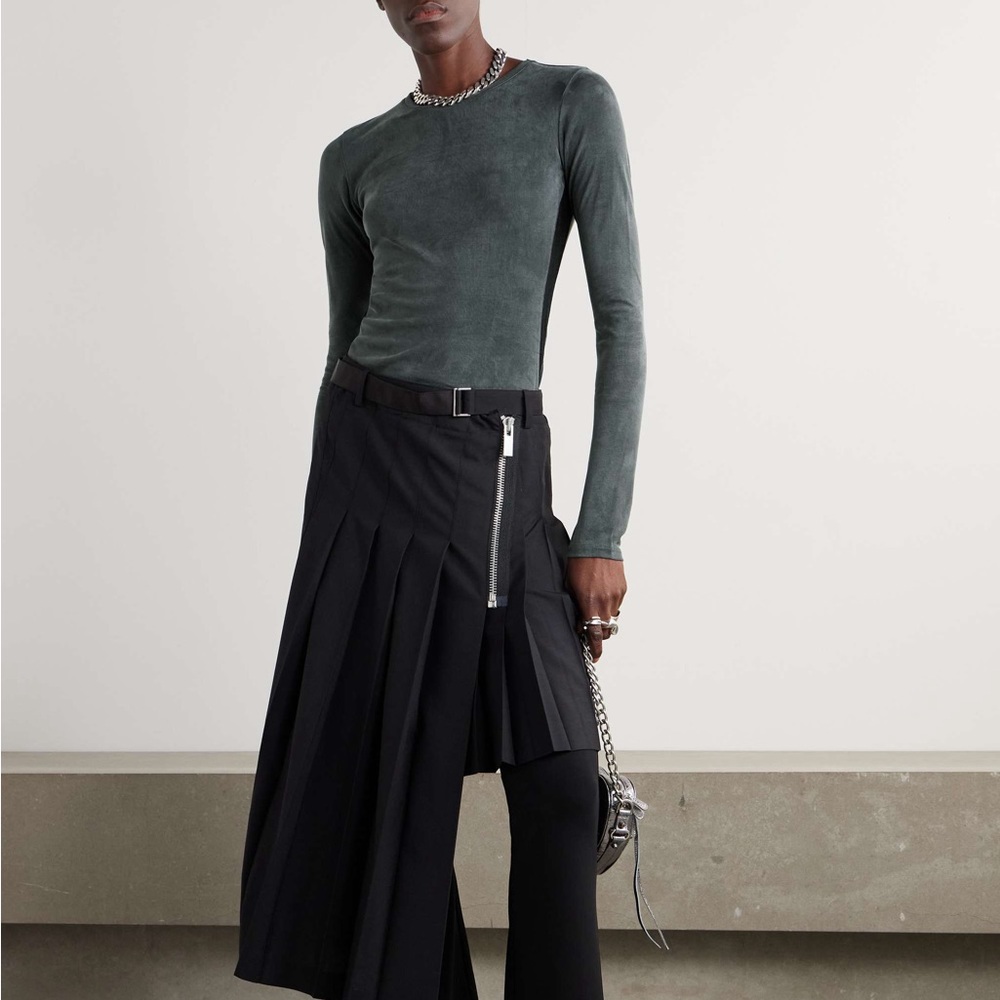 Our Legacy lace trimmed long sleeve TENCEL EU34